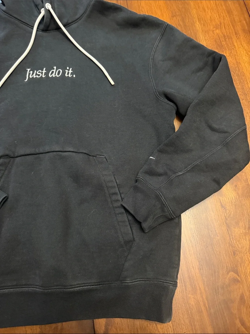 Nike Black Hoodie with White 